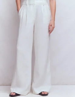 Pantalon Kensington en lin