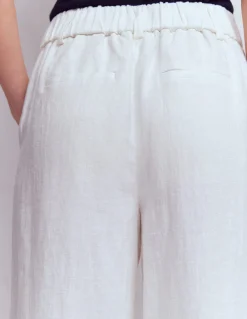 Pantalon Kensington en lin