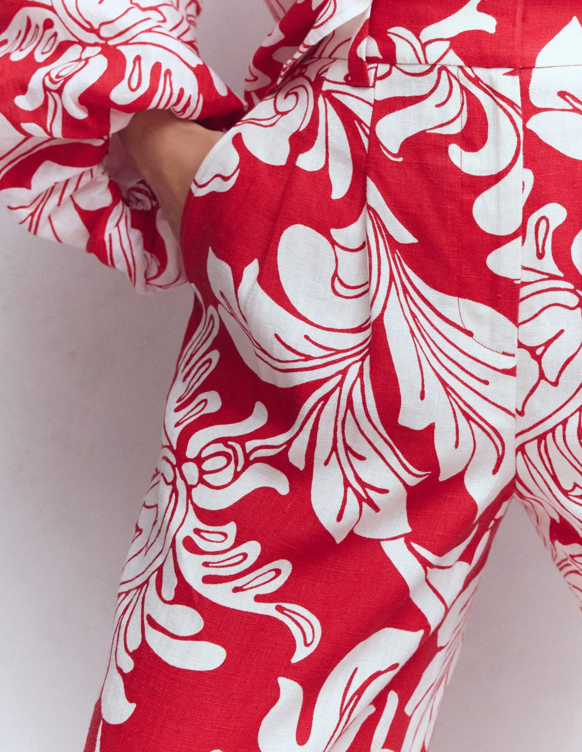 Pantalon Kensington en lin