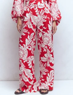 Pantalon Kensington en lin