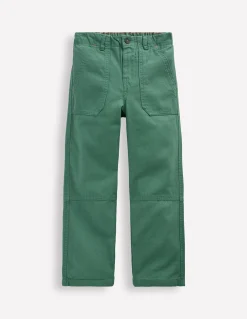 Pantalon style charpentier en toile