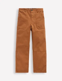 Pantalon style charpentier en toile