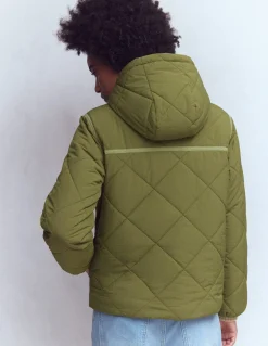 Parka matelassée façon duffle-coat