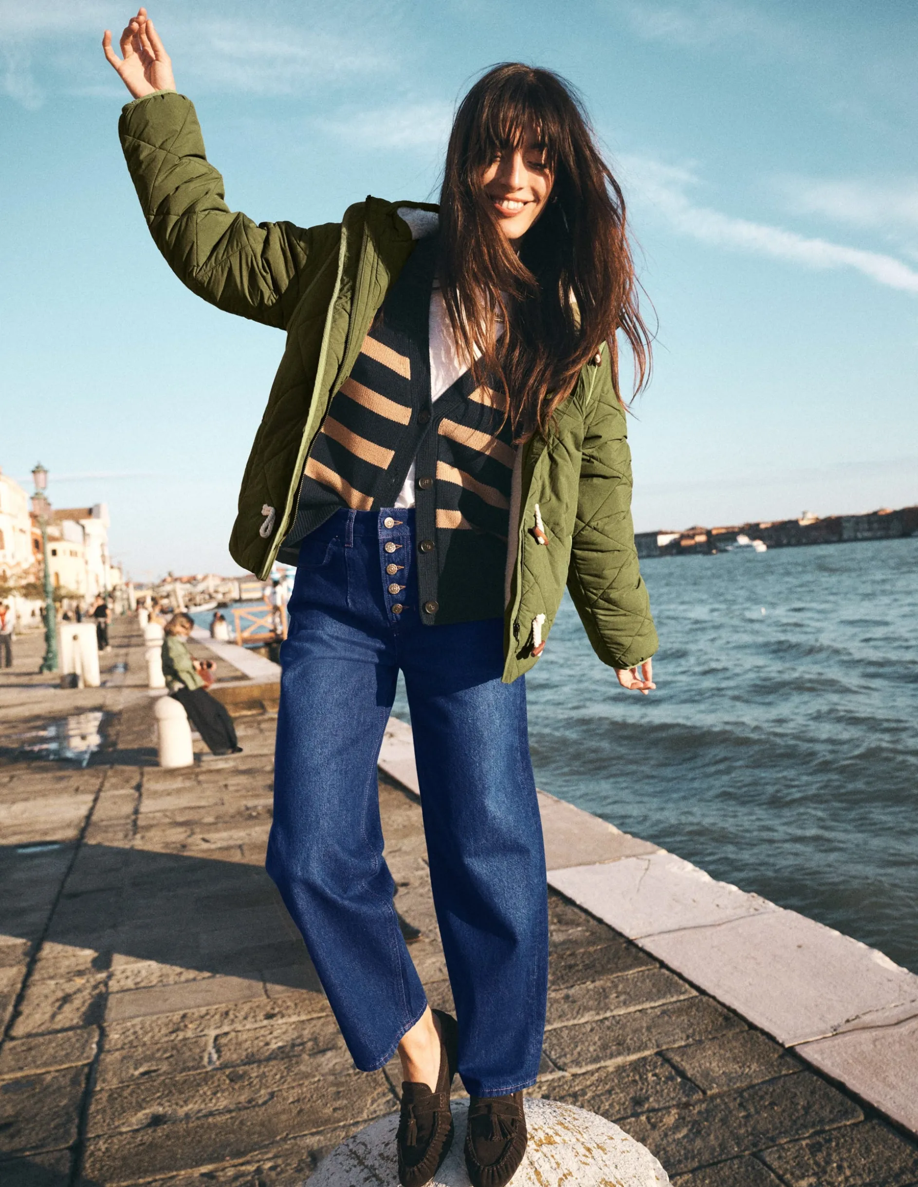 Parka matelassée façon duffle-coat