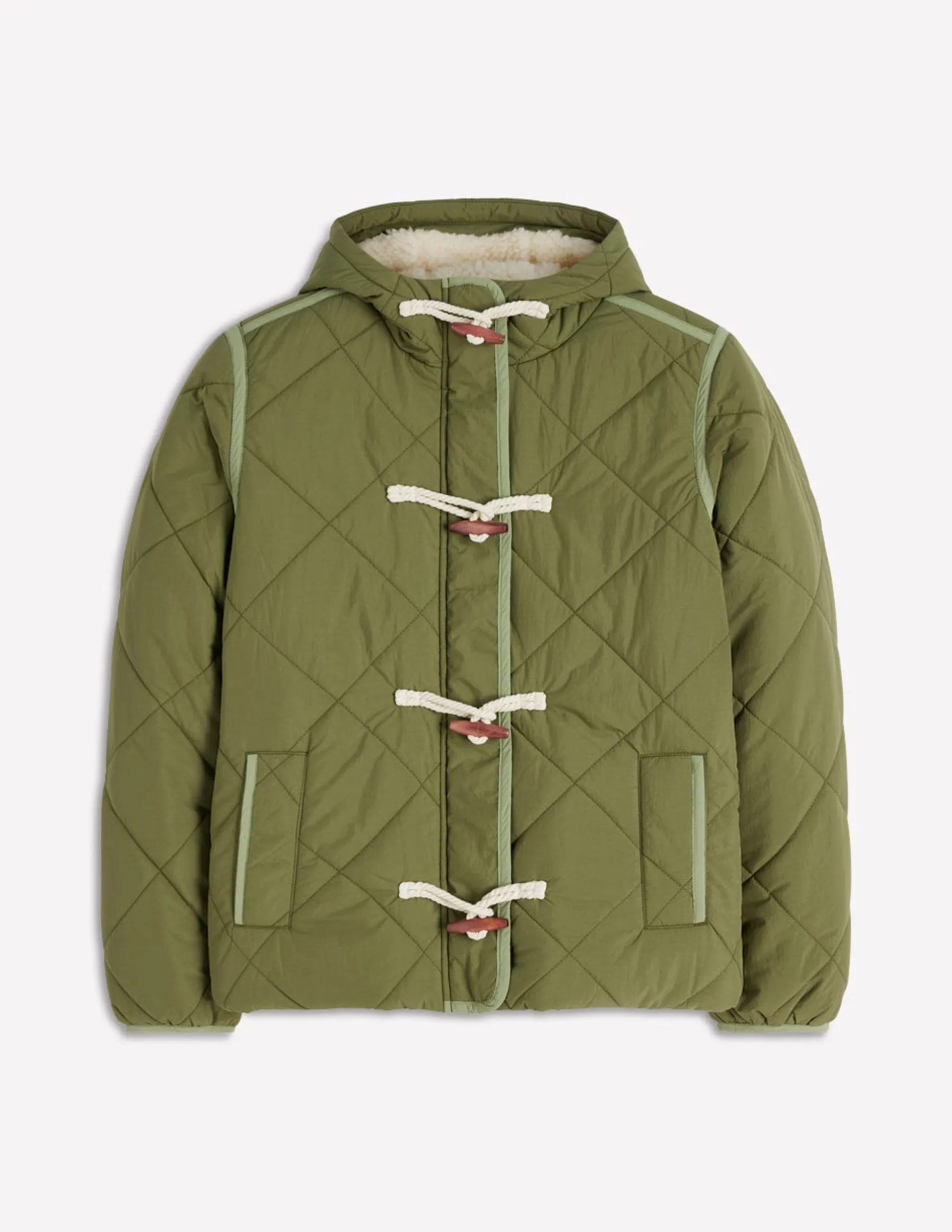 Parka matelassée façon duffle-coat