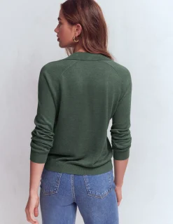 Pull à col Agnes en lin