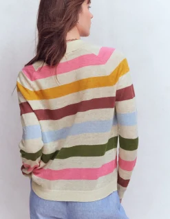 Pull à col Agnes en lin