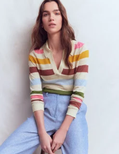 Pull à col Agnes en lin