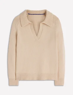 Pull à col tunisien en coton