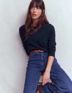 Pull col rond Emilia en coton