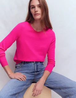 Pull col rond Emilia en coton