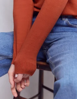 Pull col rond Emilia en coton