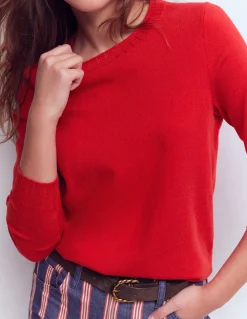 Pull col rond Emilia en coton