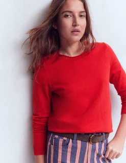 Pull col rond Emilia en coton