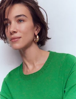 Pull col rond Emilia en coton