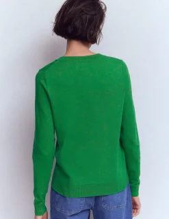 Pull col rond Emilia en coton