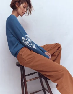 Pull Davina à manches bouffantes