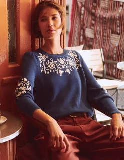 Pull Davina à manches bouffantes