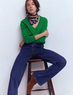 Pull Emilia à col V en coton