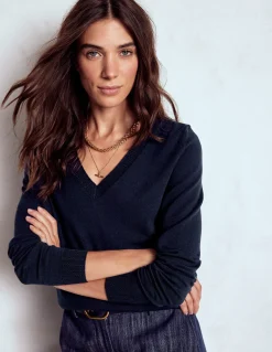 Pull Emilia à col V en coton