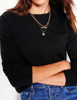 Pull Eva col rond en cachemire