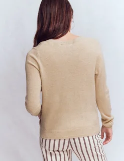 Pull Eva col V en cachemire