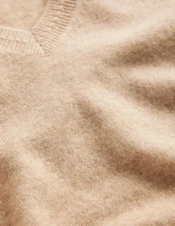 Pull Eva col V en cachemire