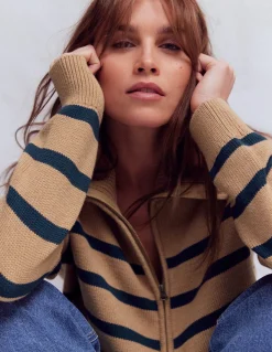 Pull Lucy partiellement zippé