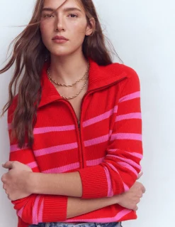 Pull Lucy partiellement zippé