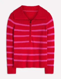 Pull Lucy partiellement zippé