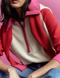 Pull Lucy partiellement zippé