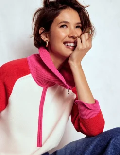 Pull Lucy partiellement zippé