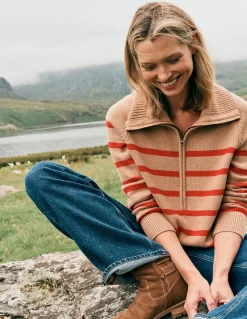 Pull Lucy partiellement zippé