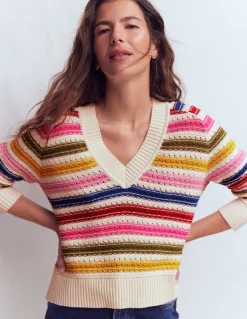 Pull Maeve en coton texturé