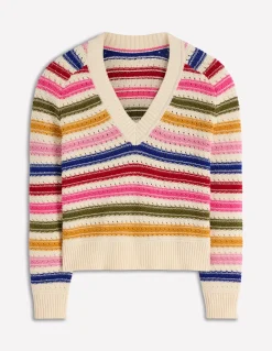 Pull Maeve en coton texturé