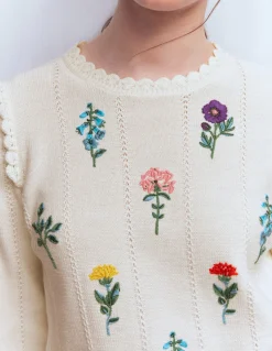 Pull Valeria à détails crochet