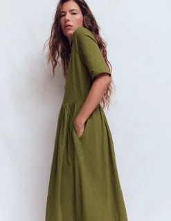 Robe à col Aria en jersey