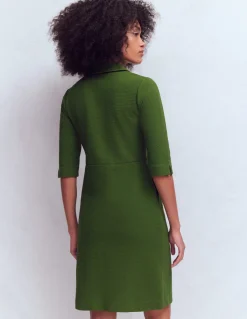 Robe à manches courtes Cam en ottoman