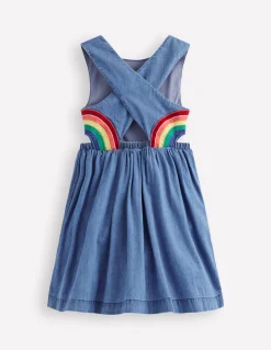 Robe arc-en-ciel croisée dans le dos