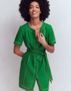 Robe Callie courte en lin