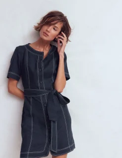 Robe Callie courte en lin
