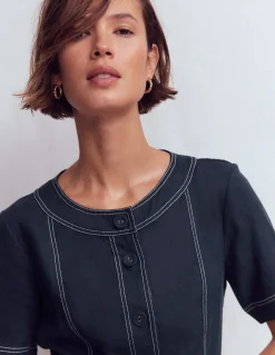 Robe Callie courte en lin