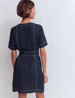 Robe Callie courte en lin