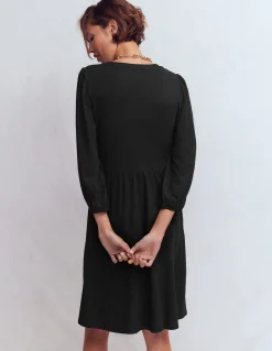 Robe Cathy à col cranté en jersey