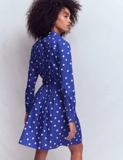 Robe courte Alexa à manches longues