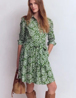 Robe courte Alexa à manches longues