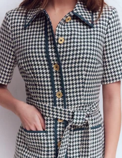 Robe courte Loren à détails