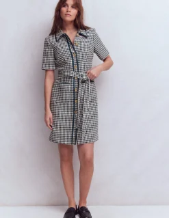 Robe courte Loren à détails