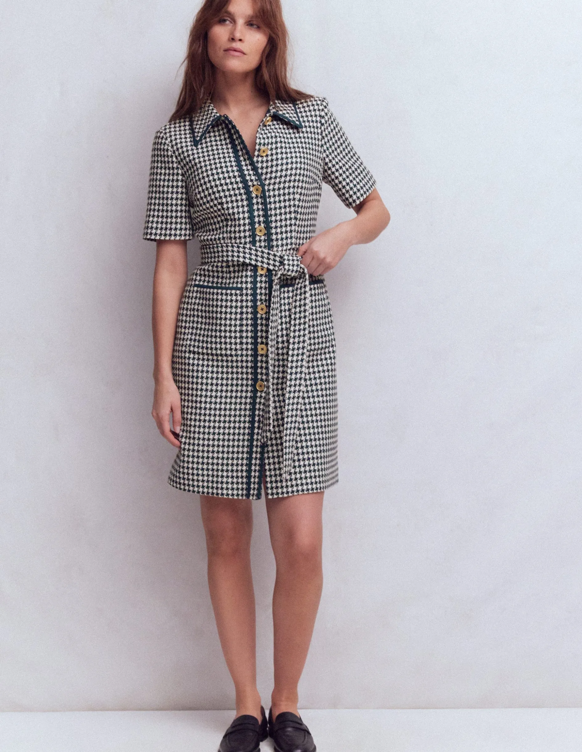 Robe courte Loren à détails