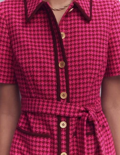 Robe courte Loren à détails